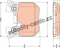 Sada brzdových destiček TRW GDB1795 - BMW 3 E91 KOMBI 05-