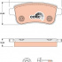 Sada brzdových destiček TRW GDB1791 - RENAULT MEGANE 08-