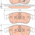 Sada brzdových destiček TRW GDB1789 -