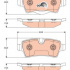 Sada brzdových destiček TRW GDB1766 -
