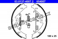 Sada brzdových čelistí ATE 03.0137-4007 (AT 654007)