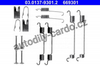 Sada příslušenství, brzdové čelisti ATE 03.0137-9301 (AT 669301)