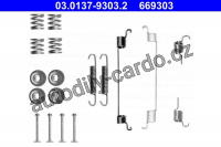 Sada příslušenství, brzdové čelisti ATE 03.0137-9303 (AT 669303)