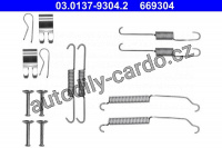 Sada příslušenství, brzdové čelisti ATE 03.0137-9304 (AT 669304)