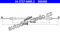 Lanko ruční brzdy ATE 24.3727-0480 (AT 580480)