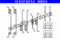 Sada příslušenství, brzdové čelisti ATE 03.0137-9313 (AT 669313)