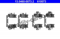 Sada příslušenství, obložení kotoučové brzdy ATE 13.0460-0073 (AT 610073)