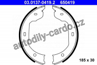 Sada brzdových čelistí ATE 03.0137-0419 (AT 650419)