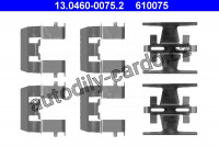 Sada příslušenství, obložení kotoučové brzdy ATE 13.0460-0075 (AT 610075)