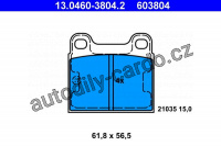 Sada brzdových destiček ATE 13.0460-3804 (AT 603804) - MERCEDES-BENZ