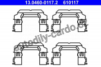 Sada příslušenství, obložení kotoučové brzdy ATE 13.0460-0117 (AT 610117)