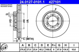 Brzdový kotouč ATE 24.0127-0101 (AT 427101) - MITSUBISHI