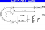 Lanko ruční brzdy ATE 24.3727-1715 (AT 581715)