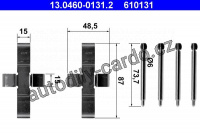 Sada příslušenství, obložení kotoučové brzdy ATE 13.0460-0131 (AT 610131)