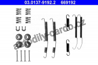 Sada příslušenství, brzdové čelisti ATE 03.0137-9192 (AT 669192)