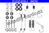 Sada příslušenství, brzdové čelisti ATE 03.0137-9193 (AT 669193)