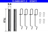 Sada příslušenství, obložení kotoučové brzdy ATE 13.0460-0411 (AT 610411)