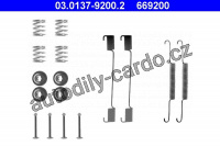 Sada příslušenství, brzdové čelisti ATE 03.0137-9200 (AT 669200)