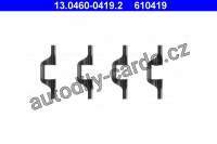 Sada příslušenství, obložení kotoučové brzdy ATE 13.0460-0419 (AT 610419)