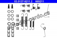 Sada příslušenství, brzdové čelisti ATE 03.0137-9211 (AT 669211)