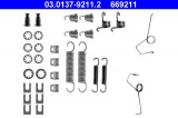 Sada příslušenství, brzdové čelisti ATE 03.0137-9211 (AT 669211)