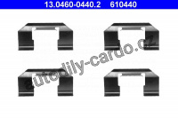 Sada příslušenství, obložení kotoučové brzdy ATE 13.0460-0440 (AT 610440)