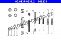 Sada příslušenství, brzdové čelisti ATE 03.0137-9231 (AT 669231)
