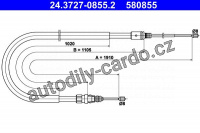 Lanko ruční brzdy ATE 24.3727-0855 (AT 580855)