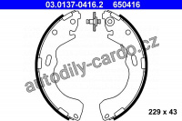 Sada brzdových čelistí ATE 03.0137-0416 (AT 650416)