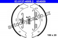 Sada brzdových čelistí ATE 03.0137-4009 (AT 654009)