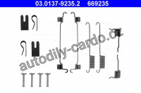 Sada příslušenství, brzdové čelisti ATE 03.0137-9235 (AT 669235)