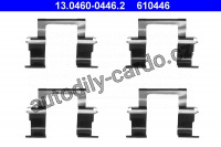 Sada příslušenství, obložení kotoučové brzdy ATE 13.0460-0446 (AT 610446)