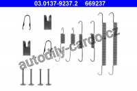 Sada příslušenství, brzdové čelisti ATE 03.0137-9237 (AT 669237)