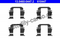 Sada příslušenství, obložení kotoučové brzdy ATE 13.0460-0447 (AT 610447)