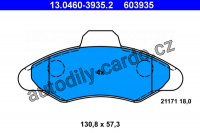 Sada brzdových destiček ATE 13.0460-3935 (AT 603935)