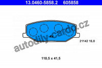 Sada brzdových destiček ATE 13.0460-5858 (AT 605858)