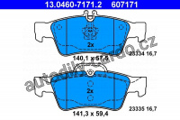 Sada brzdových destiček ATE 13.0460-7171 (AT 607171) - MERCEDES-BENZ