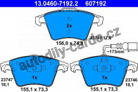 Sada brzdových destiček ATE 13.0460-7192 (AT 607192)