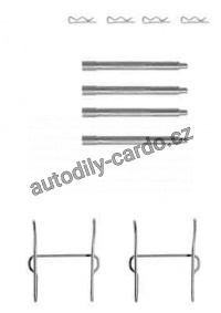 Sada příslušenství, obložení kotoučové brzdy TRW PFK357