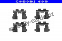 Sada příslušenství, obložení kotoučové brzdy ATE 13.0460-0449 (AT 610449)
