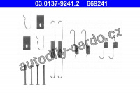 Sada příslušenství, brzdové čelisti ATE 03.0137-9241 (AT 669241)