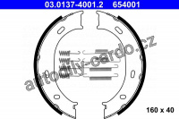 Sada brzdových čelistí ATE 03.0137-4001 (AT 654001)