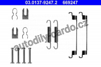 Sada příslušenství, brzdové čelisti ATE 03.0137-9247 (AT 669247)