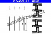 Sada příslušenství, obložení kotoučové brzdy ATE 13.0460-0916 (AT 610916)