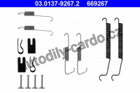 Sada příslušenství, brzdové čelisti ATE 03.0137-9267 (AT 669267)