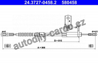 Lanko ruční brzdy ATE 24.3727-0458 (AT 580458)