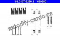 Sada příslušenství, brzdové čelisti ATE 03.0137-9280 (AT 669280)