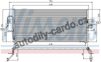 Chladič klimatizace NISSENS 94361