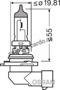 Osram žárovka HB4 12V 51W - 9006