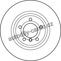 Brzdový kotouč TRW DF4460S - BMW 3 E90 07-